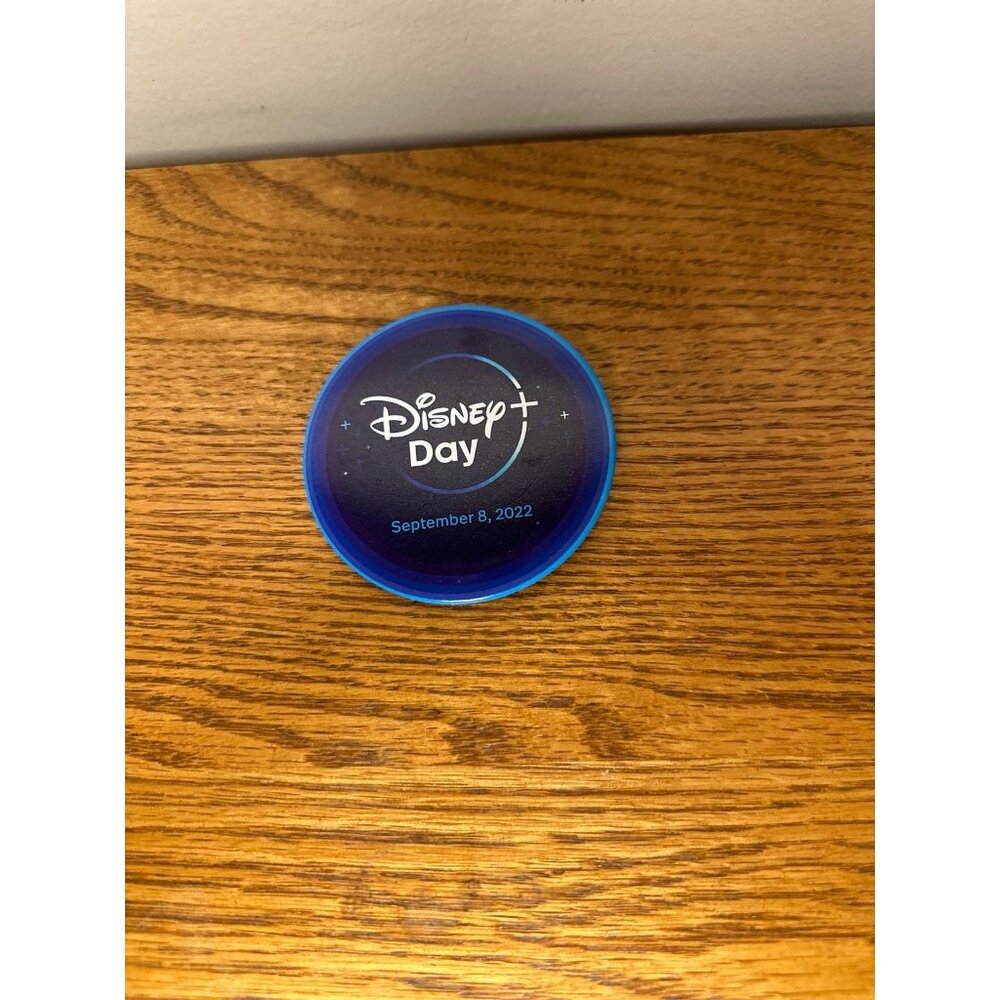 Disney + Plus Day Commemorative Button Pin Parks Exclusive from Sep 8 2022